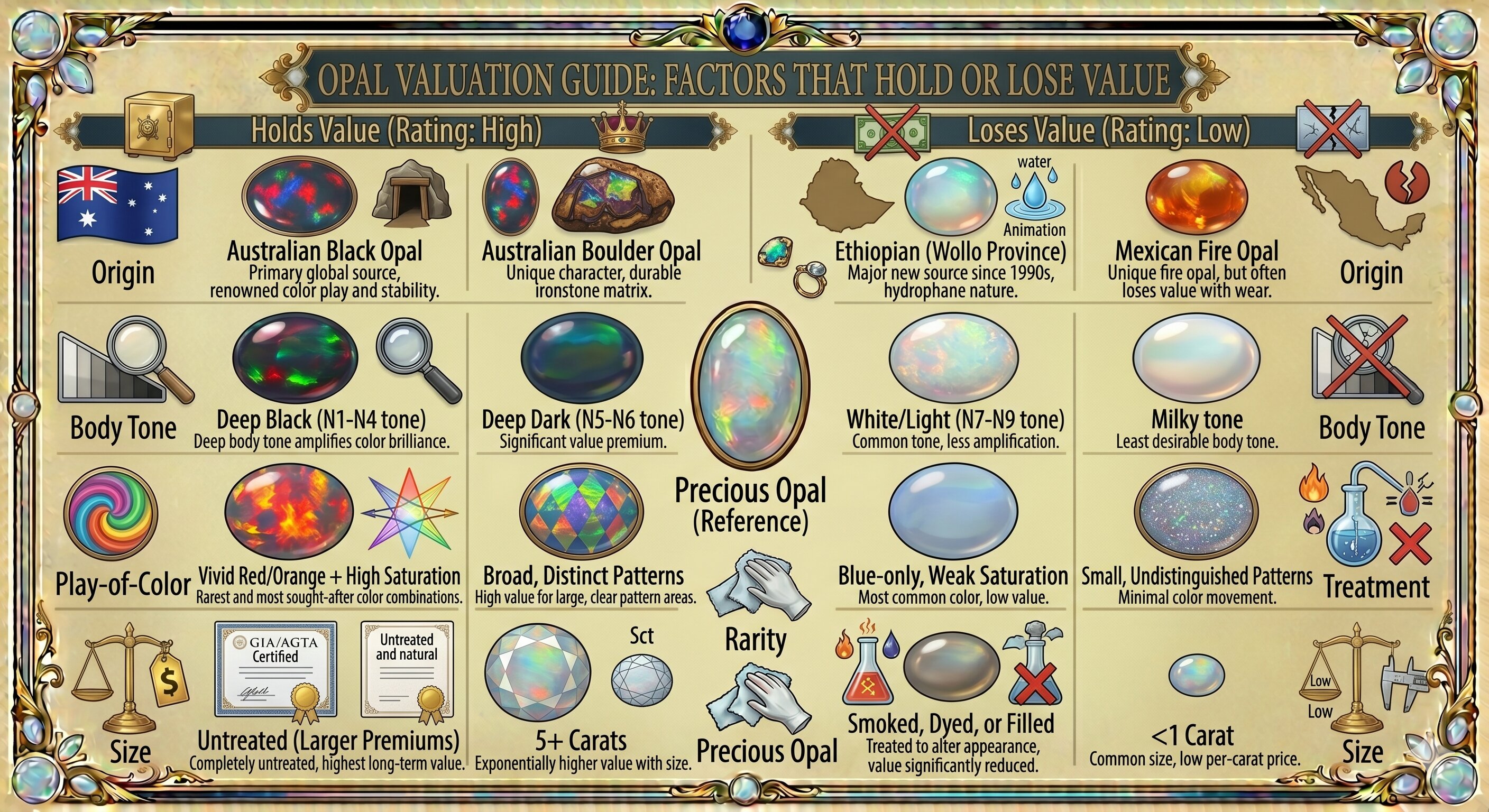opal valuation guide